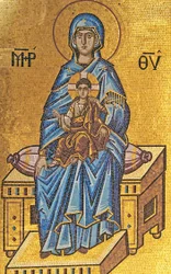 Madonna and child, Kykkos Monastery, Troodos Mountains, Cyprus